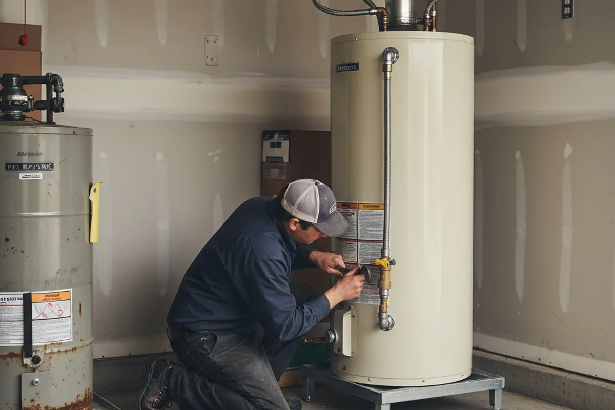 Water heater and shutoff valve replacement in Hilo